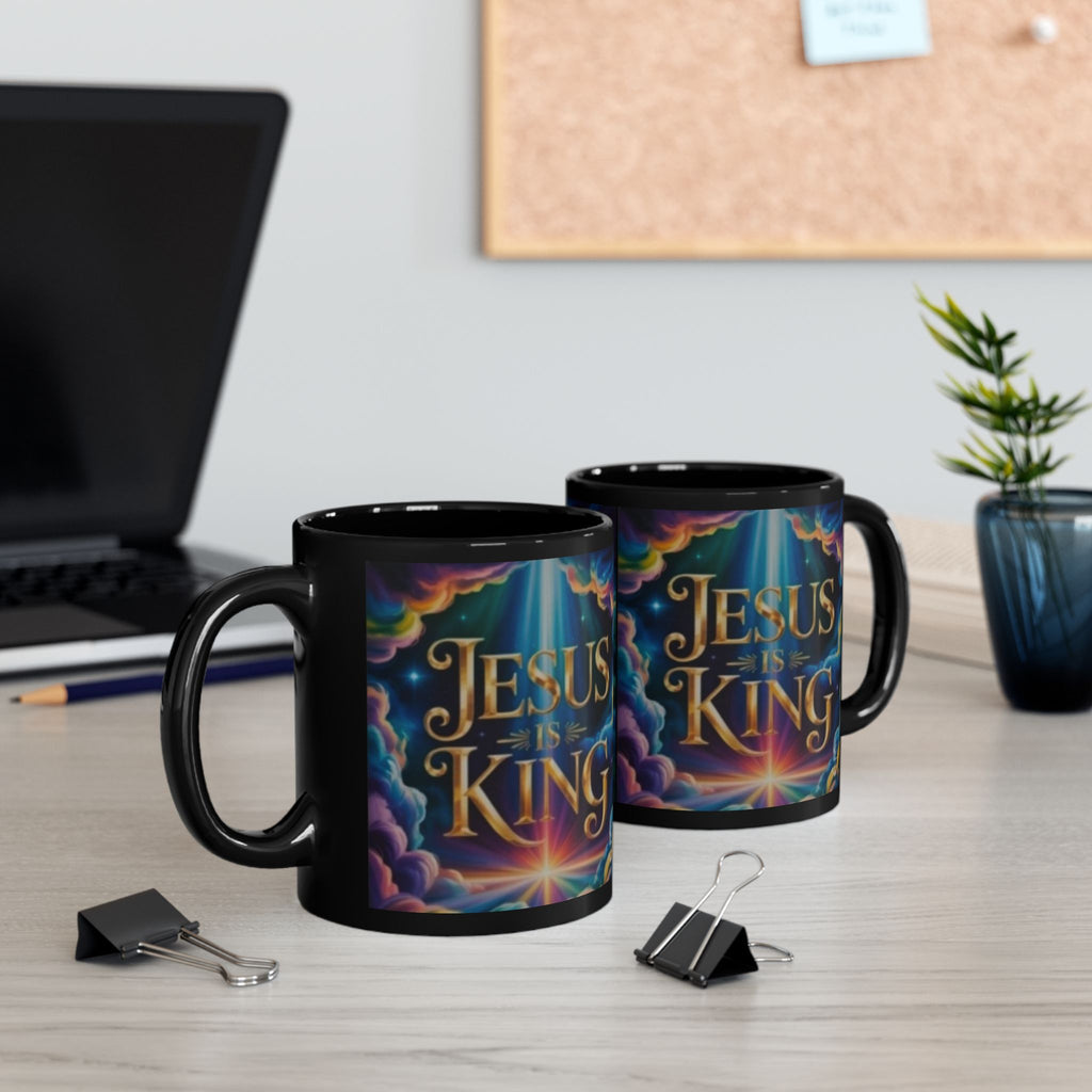 Jesus is King - Christian Mug  | Inspirational Coffee Cup | Faith Gift