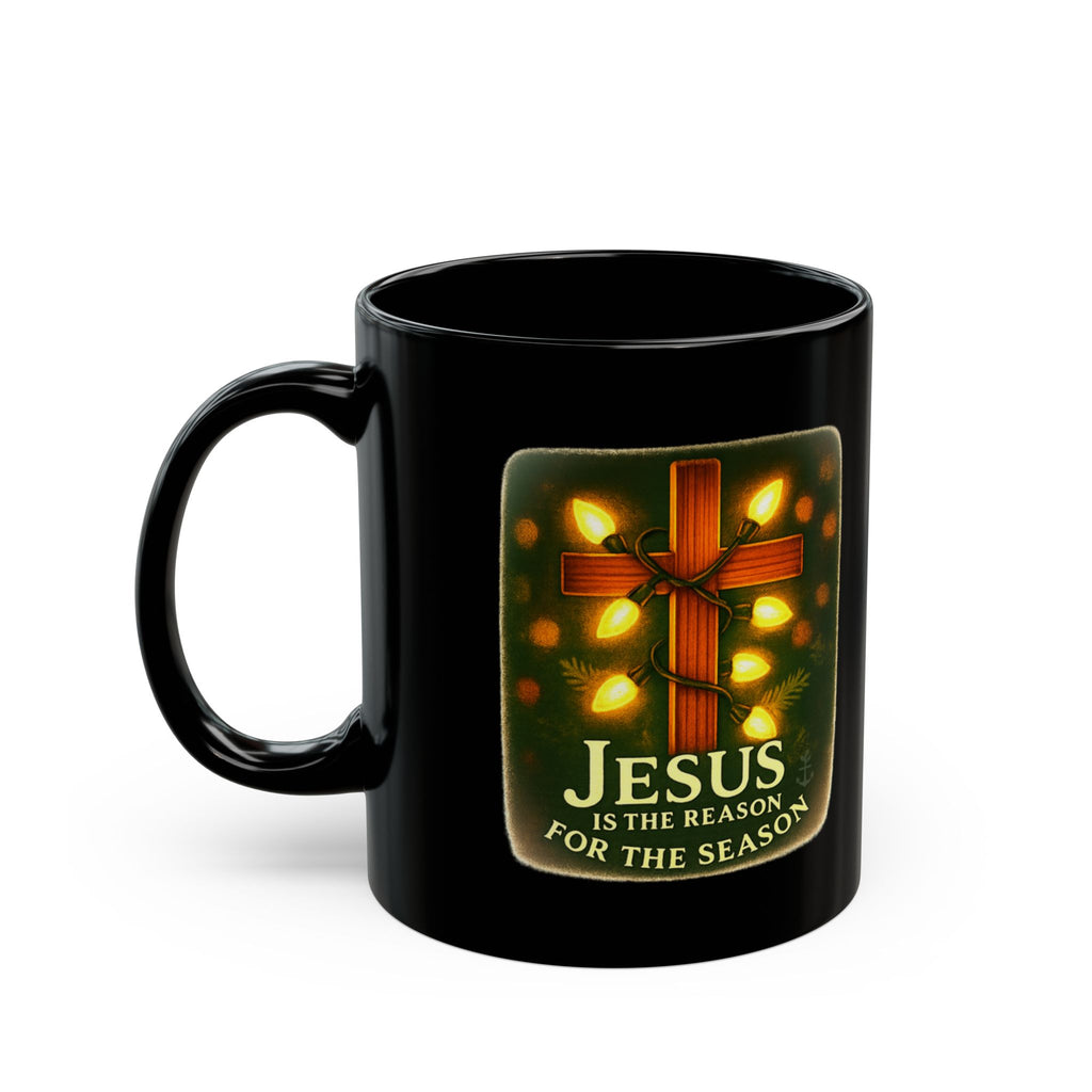 Jesus Is the Reason for the Season Mug | Christian Christmas Coffee Cup | Faith Inspired Holiday Gift