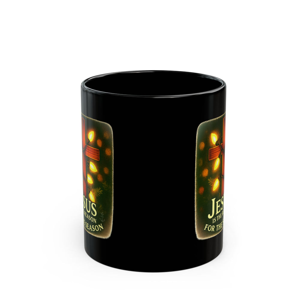 Jesus Is the Reason for the Season Mug | Christian Christmas Coffee Cup | Faith Inspired Holiday Gift