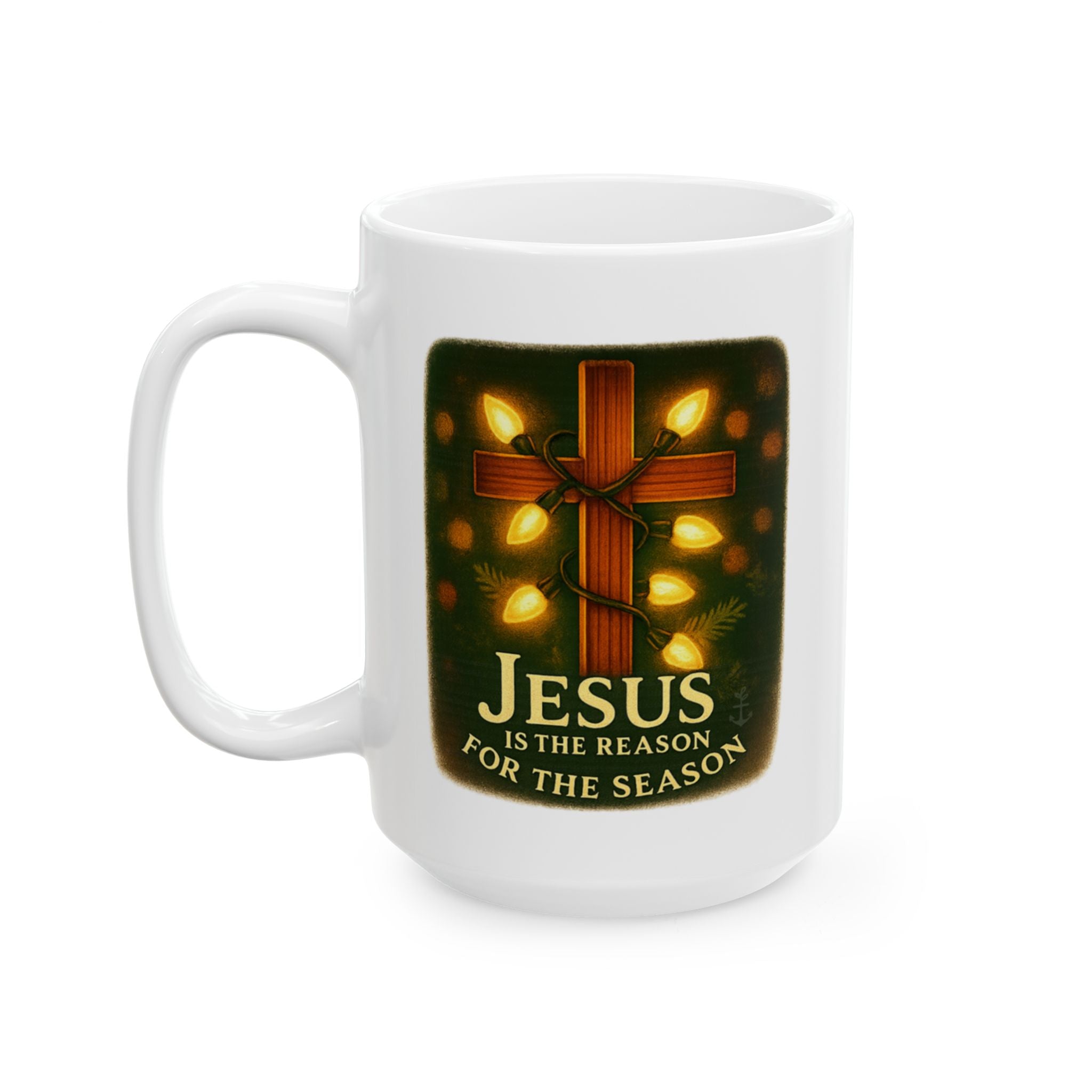 Jesus Is the Reason for the Season Mug | Christian Christmas Coffee Cup | Faith Holiday Gift