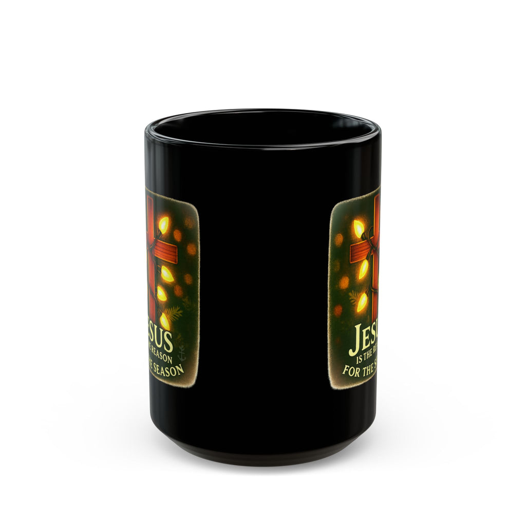 Jesus Is the Reason for the Season Mug | Christian Christmas Coffee Cup | Faith Inspired Holiday Gift